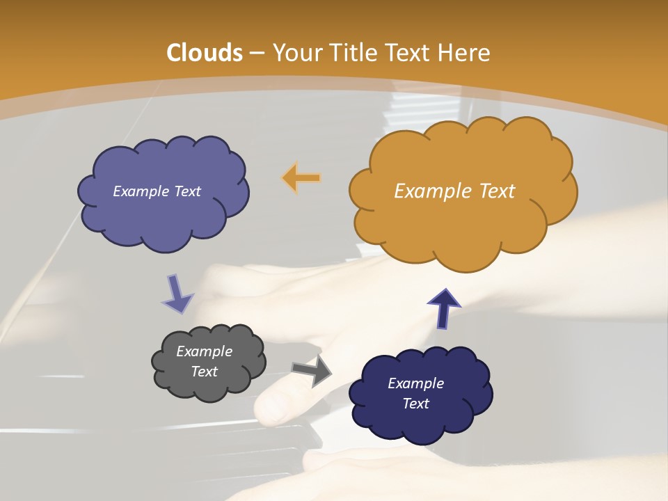 Classical Music Hand Instrument PowerPoint Template
