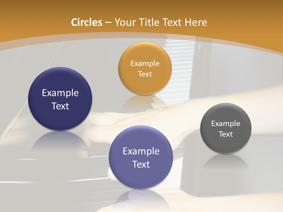 Classical Music Hand Instrument PowerPoint Template