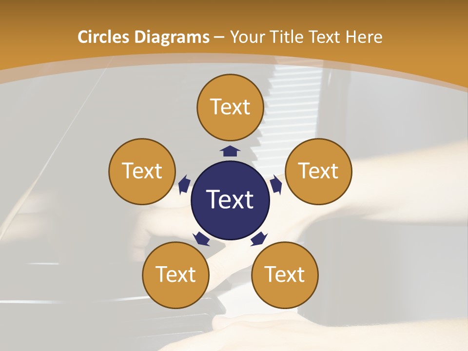 Classical Music Hand Instrument PowerPoint Template