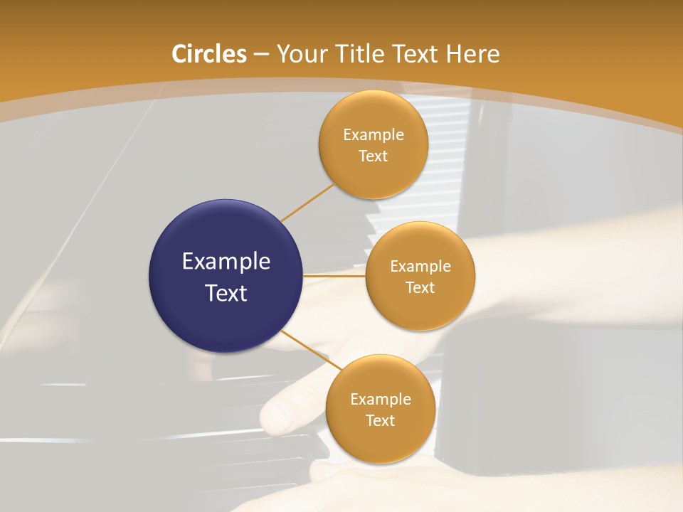 Classical Music Hand Instrument PowerPoint Template