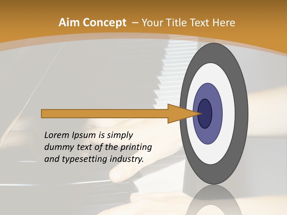 Classical Music Hand Instrument PowerPoint Template