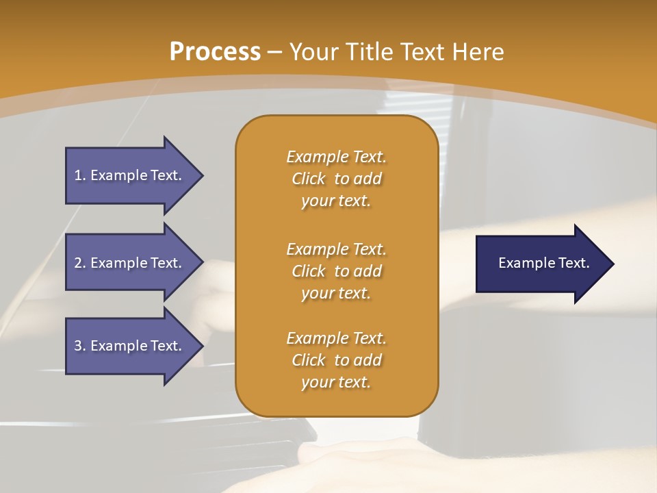Classical Music Hand Instrument PowerPoint Template