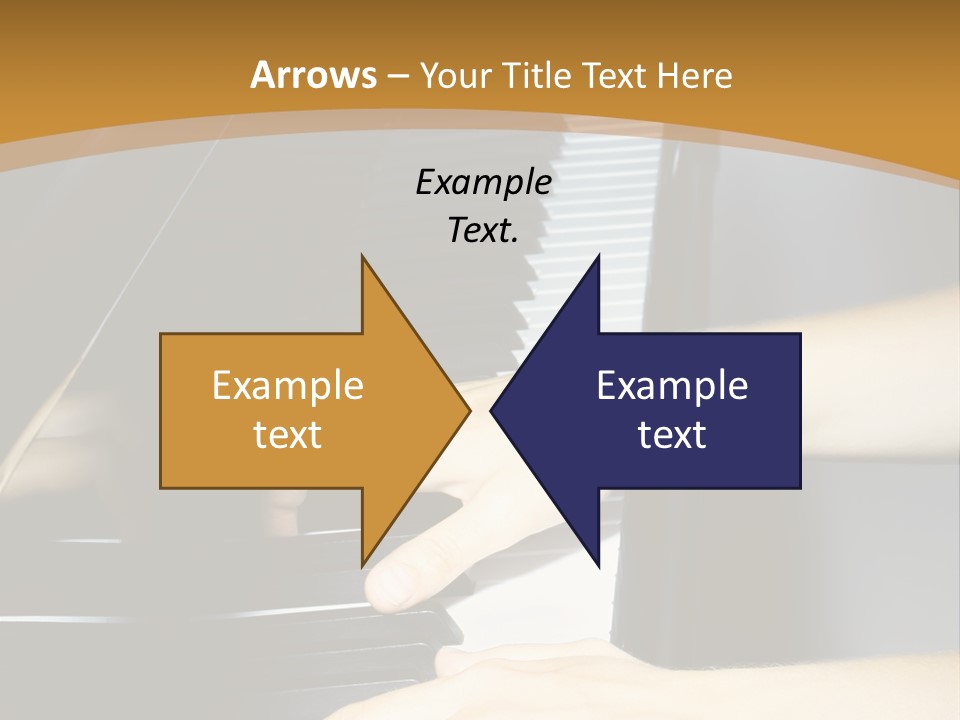 Classical Music Hand Instrument PowerPoint Template