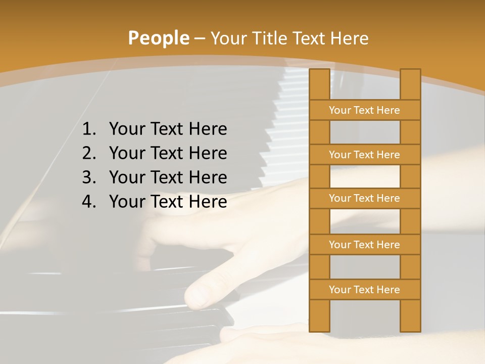 Classical Music Hand Instrument PowerPoint Template