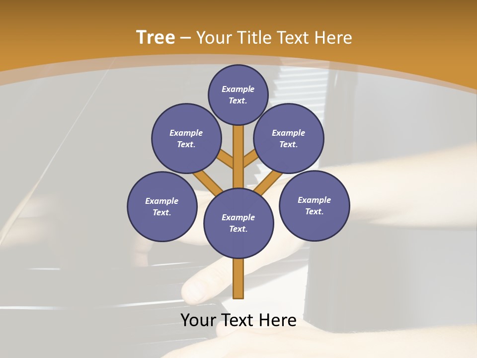 Classical Music Hand Instrument PowerPoint Template