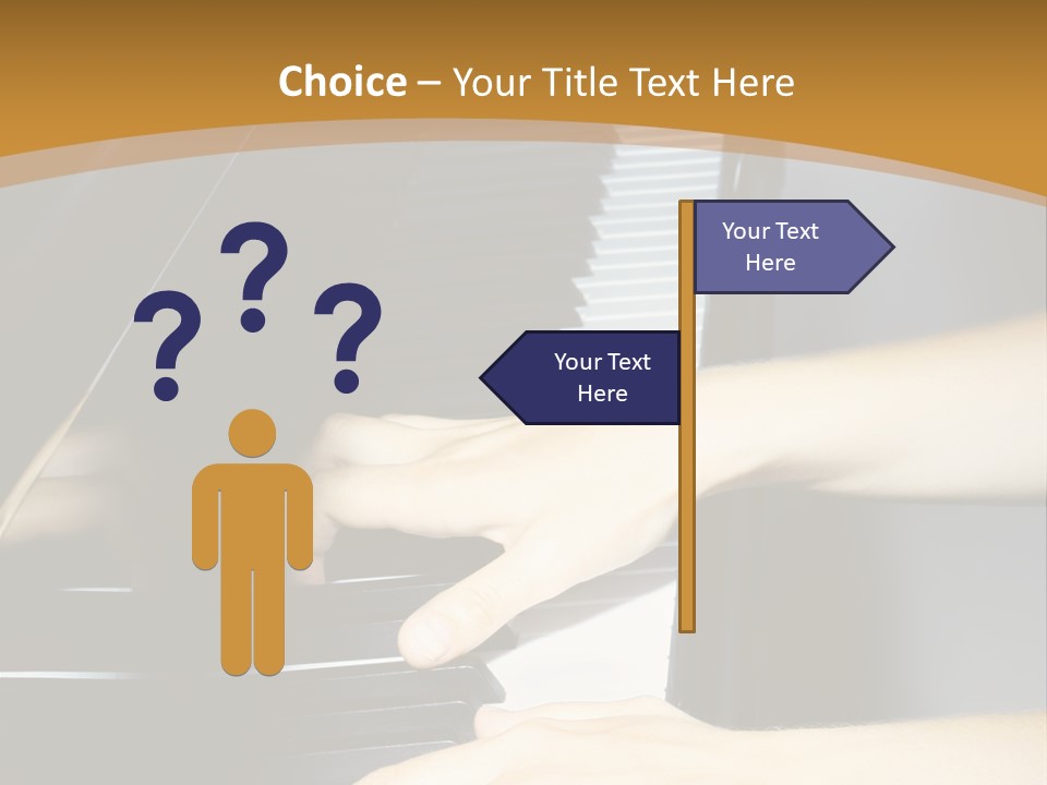 Classical Music Hand Instrument PowerPoint Template