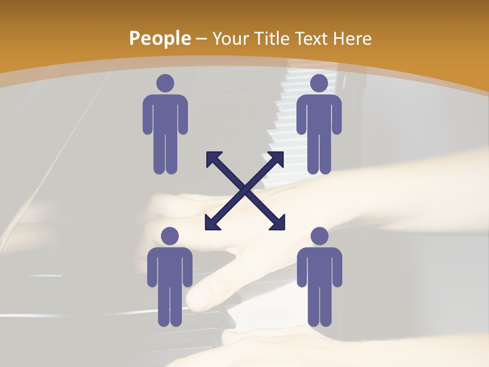 Classical Music Hand Instrument PowerPoint Template