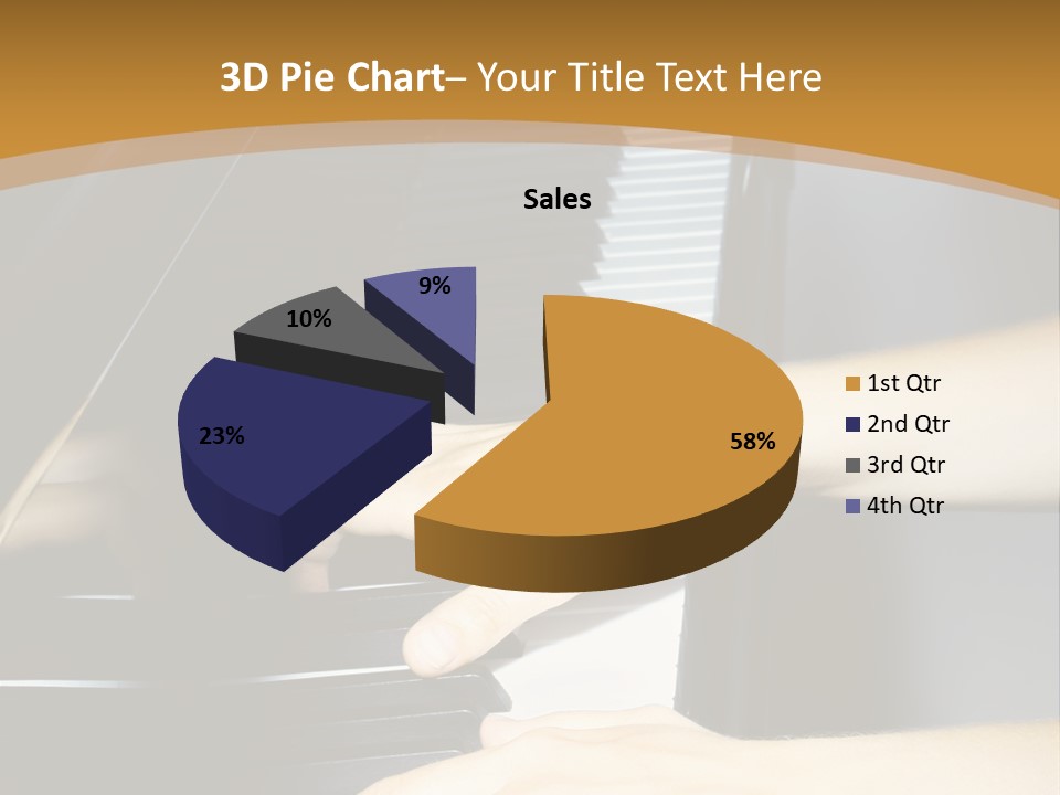 Classical Music Hand Instrument PowerPoint Template
