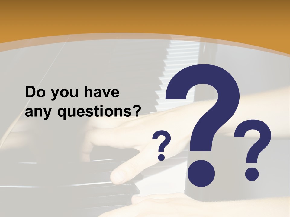 Classical Music Hand Instrument PowerPoint Template