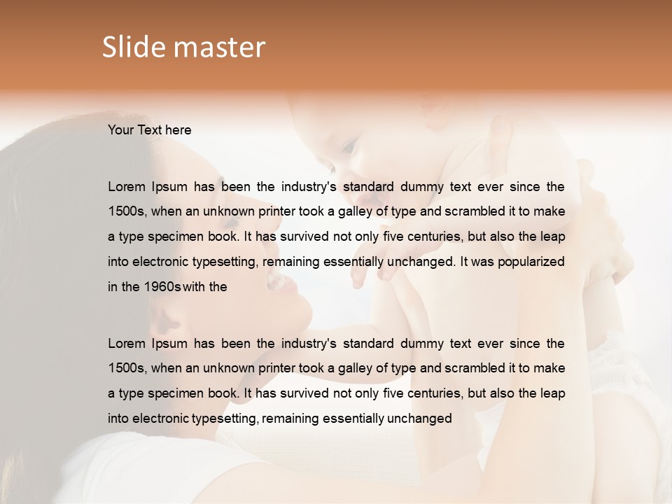 Fun Caucasian Beautiful PowerPoint Template