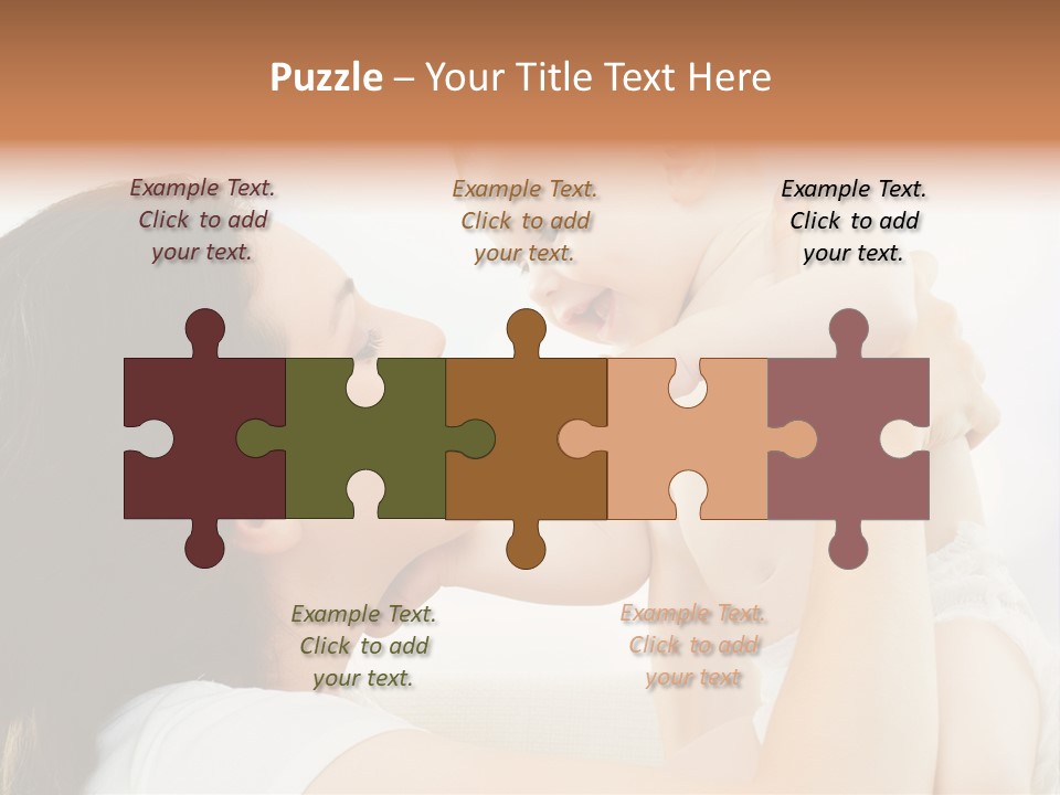 Fun Caucasian Beautiful PowerPoint Template