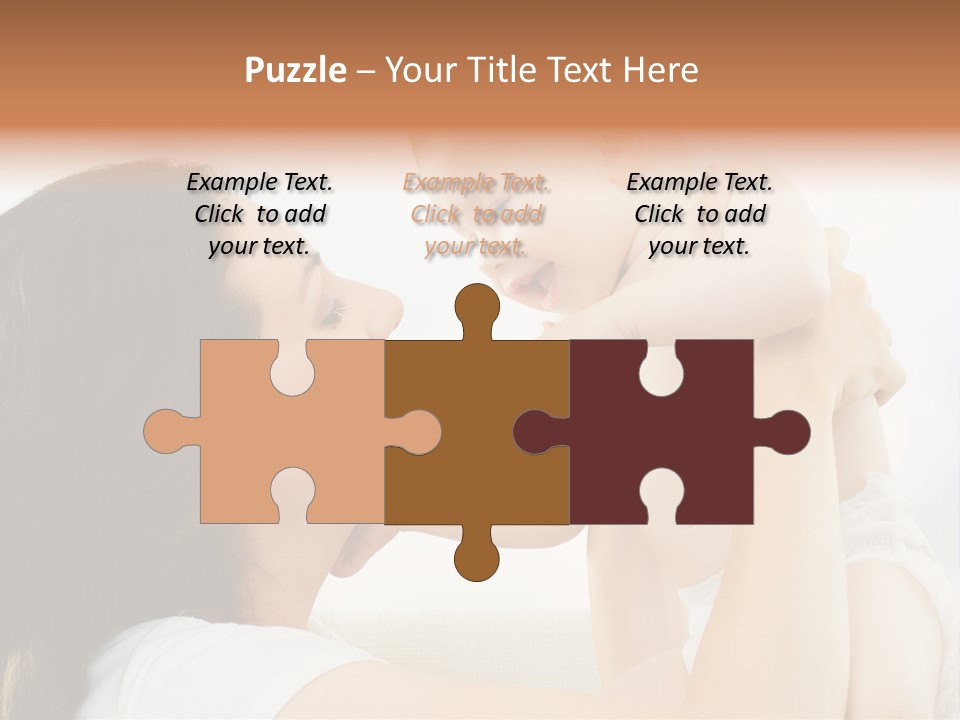 Fun Caucasian Beautiful PowerPoint Template