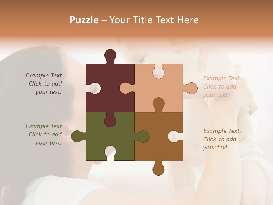 Fun Caucasian Beautiful PowerPoint Template