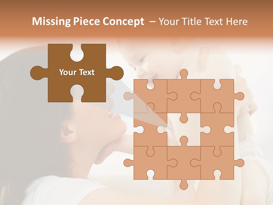 Fun Caucasian Beautiful PowerPoint Template