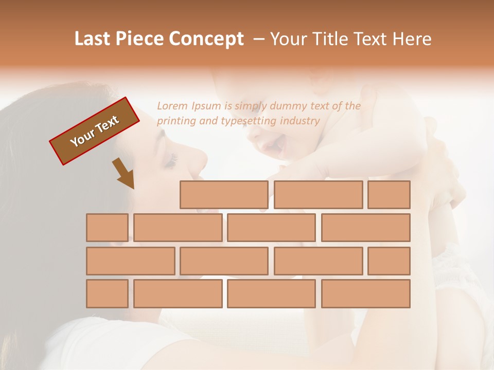 Fun Caucasian Beautiful PowerPoint Template