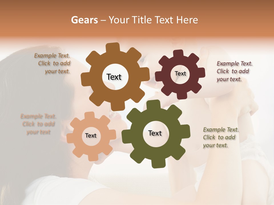 Fun Caucasian Beautiful PowerPoint Template