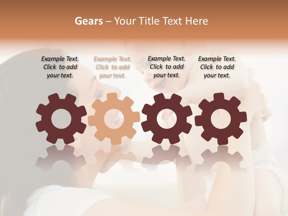 Fun Caucasian Beautiful PowerPoint Template