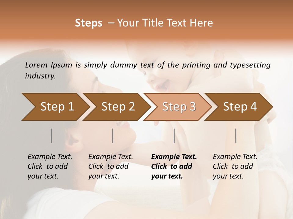 Fun Caucasian Beautiful PowerPoint Template