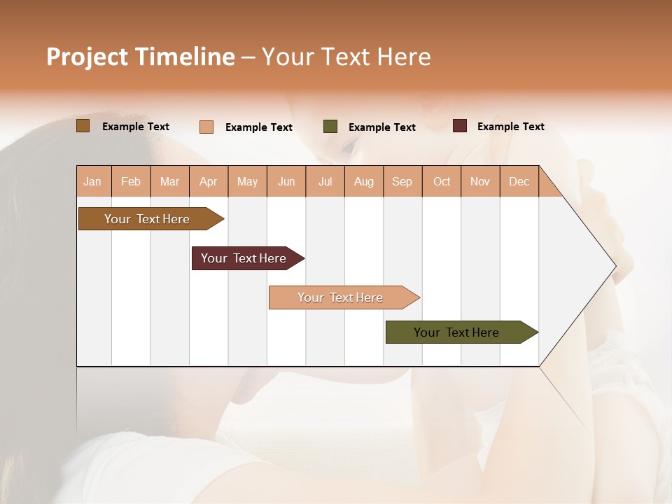 Fun Caucasian Beautiful PowerPoint Template