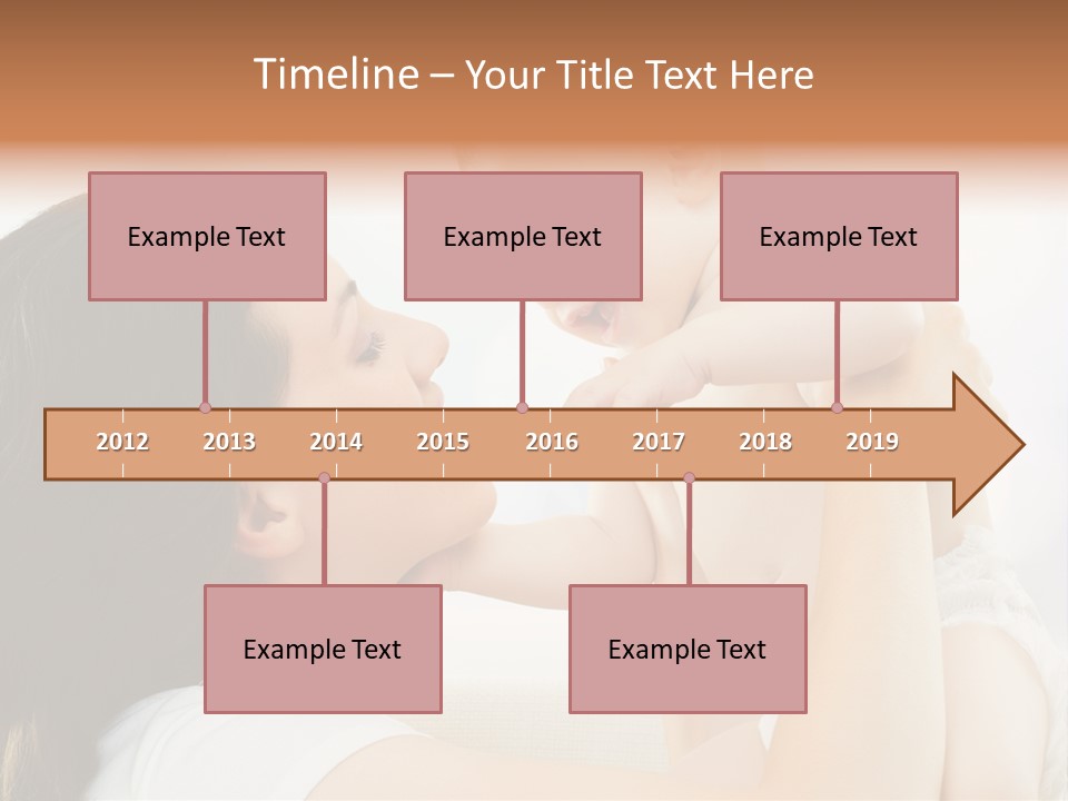 Fun Caucasian Beautiful PowerPoint Template