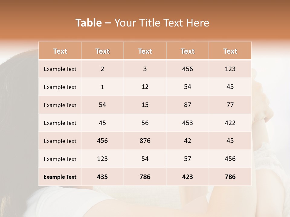 Fun Caucasian Beautiful PowerPoint Template