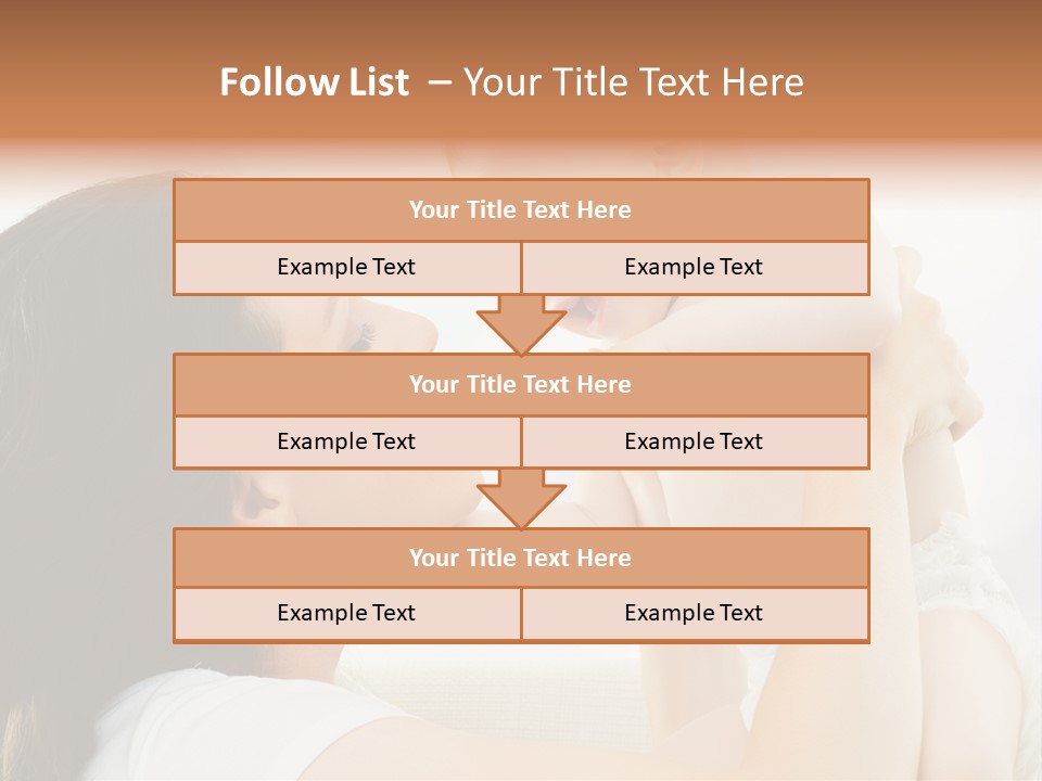 Fun Caucasian Beautiful PowerPoint Template