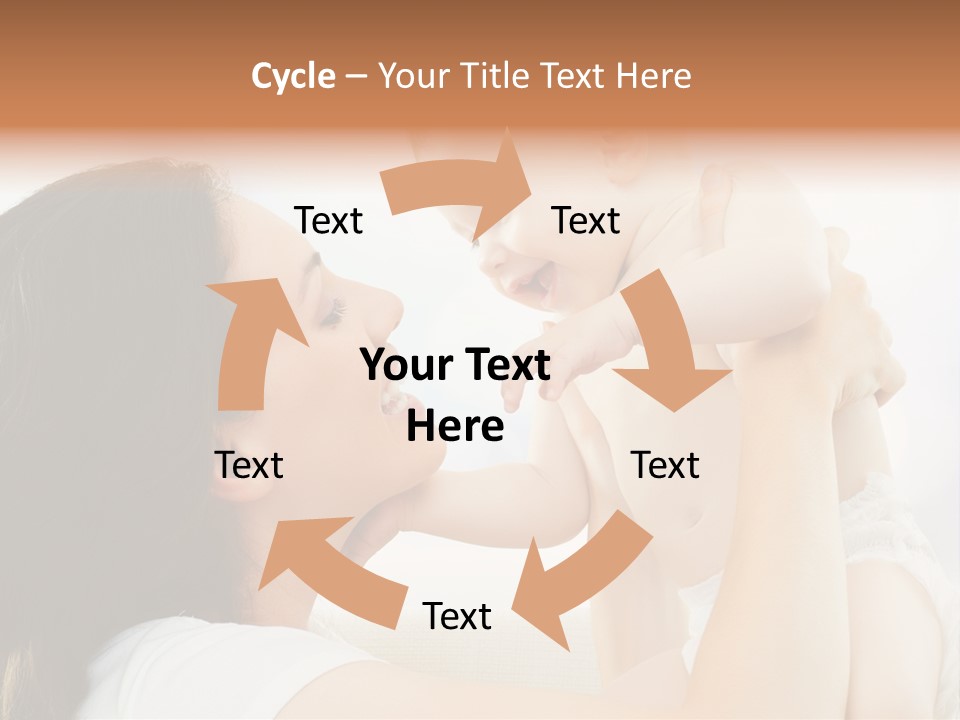 Fun Caucasian Beautiful PowerPoint Template