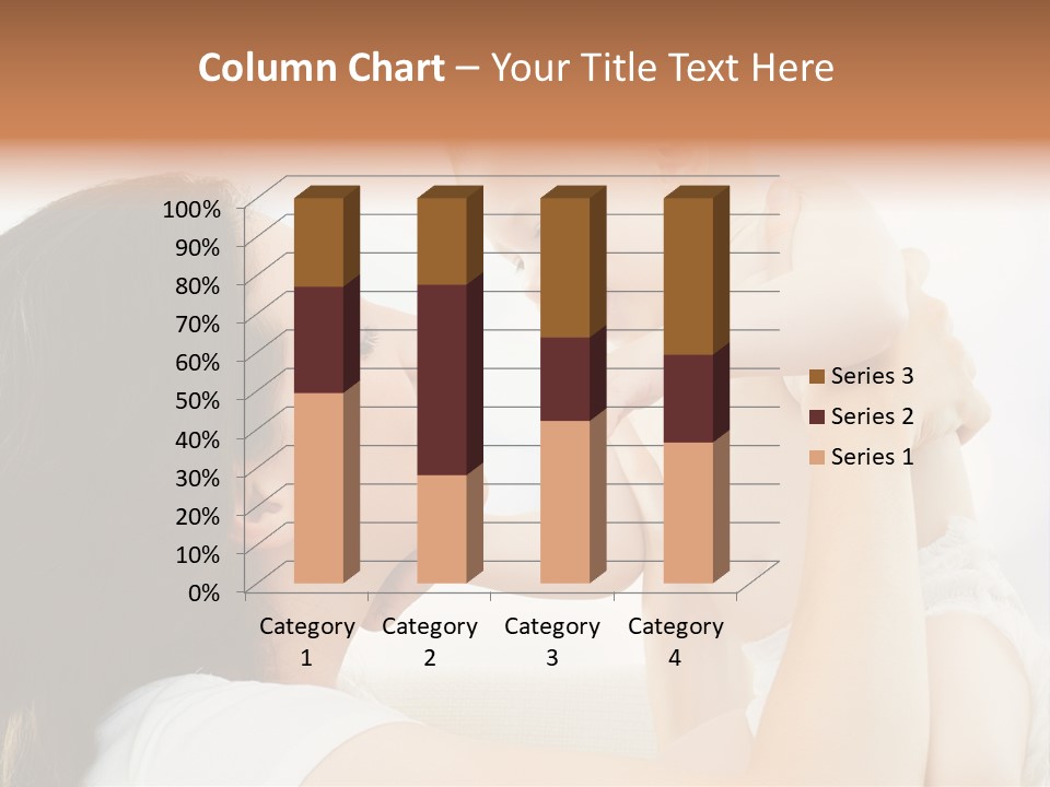 Fun Caucasian Beautiful PowerPoint Template