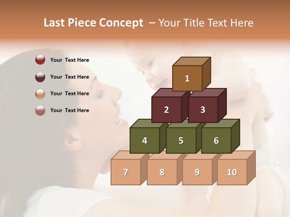 Fun Caucasian Beautiful PowerPoint Template