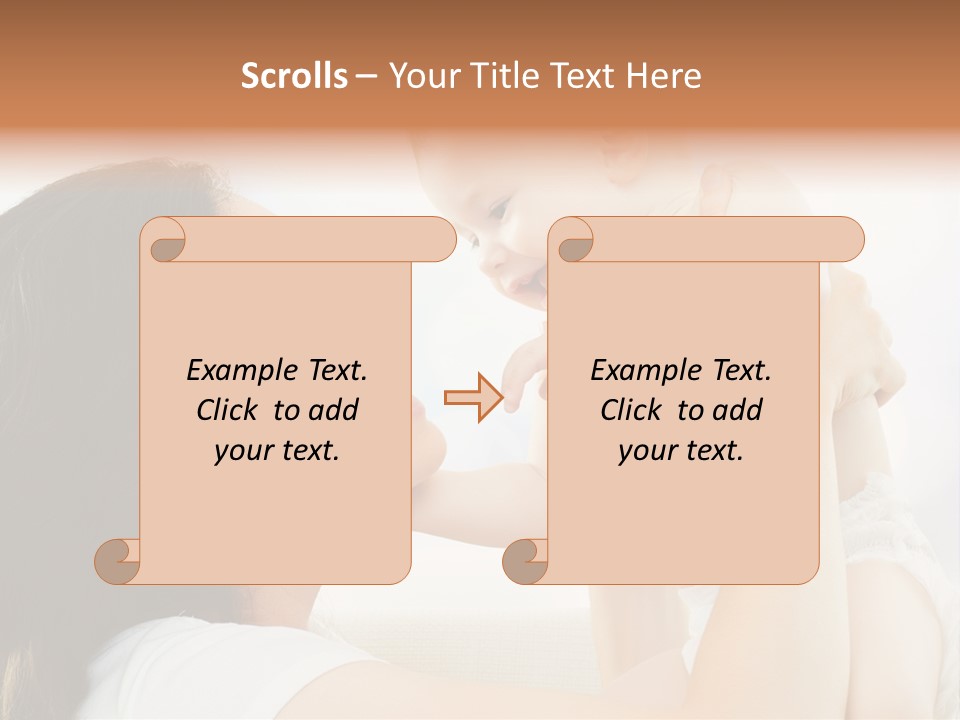 Fun Caucasian Beautiful PowerPoint Template