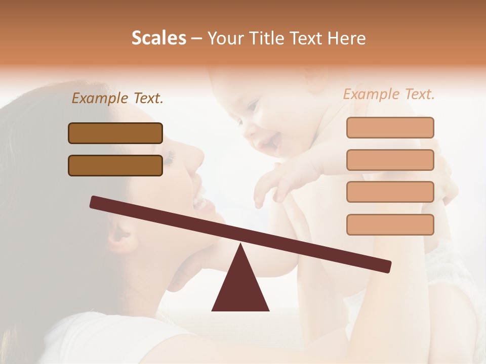 Fun Caucasian Beautiful PowerPoint Template