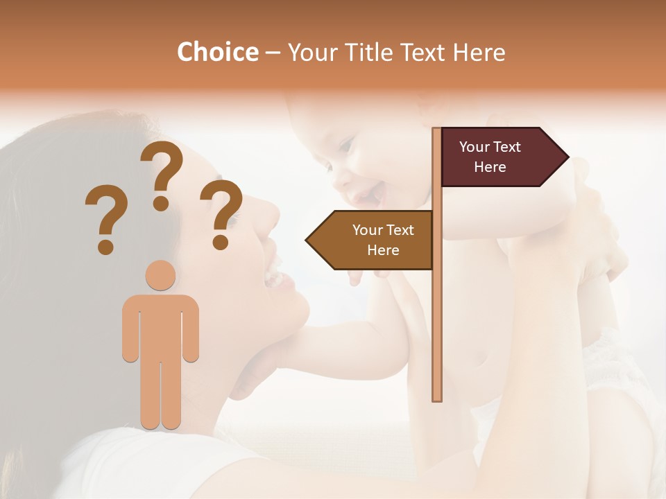 Fun Caucasian Beautiful PowerPoint Template