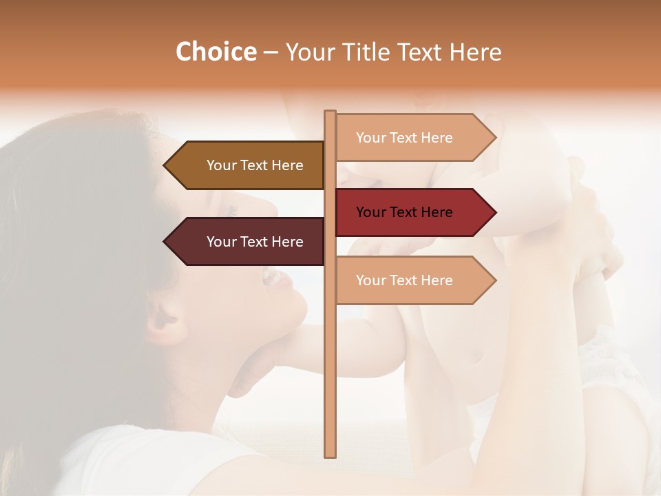 Fun Caucasian Beautiful PowerPoint Template