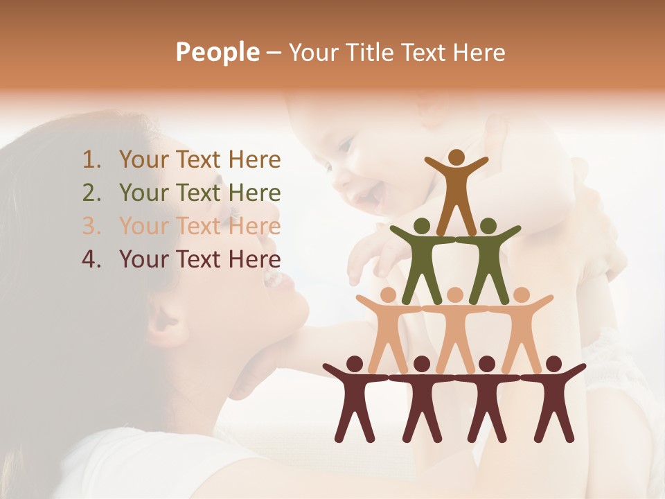 Fun Caucasian Beautiful PowerPoint Template