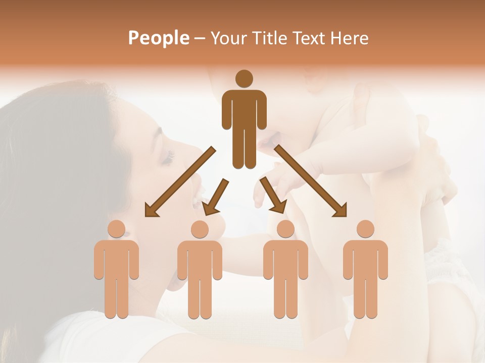 Fun Caucasian Beautiful PowerPoint Template