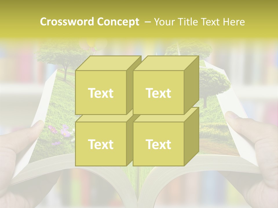Clouds Beach Arms PowerPoint Template