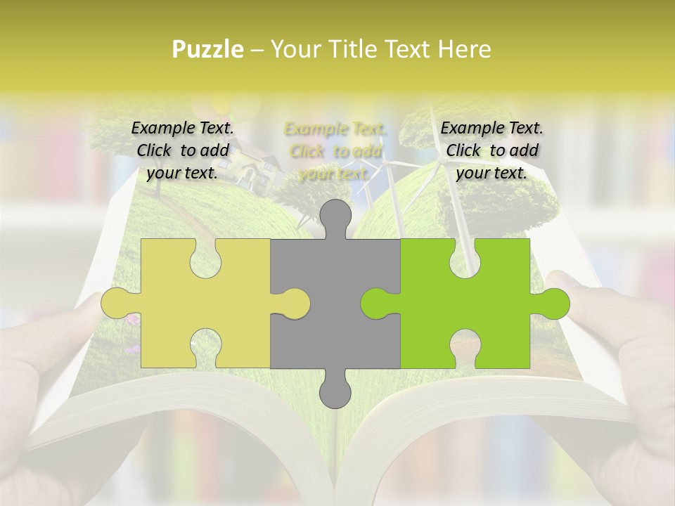 Clouds Beach Arms PowerPoint Template