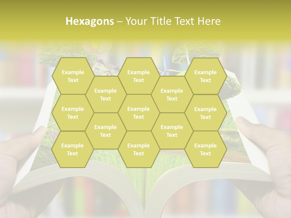 Clouds Beach Arms PowerPoint Template