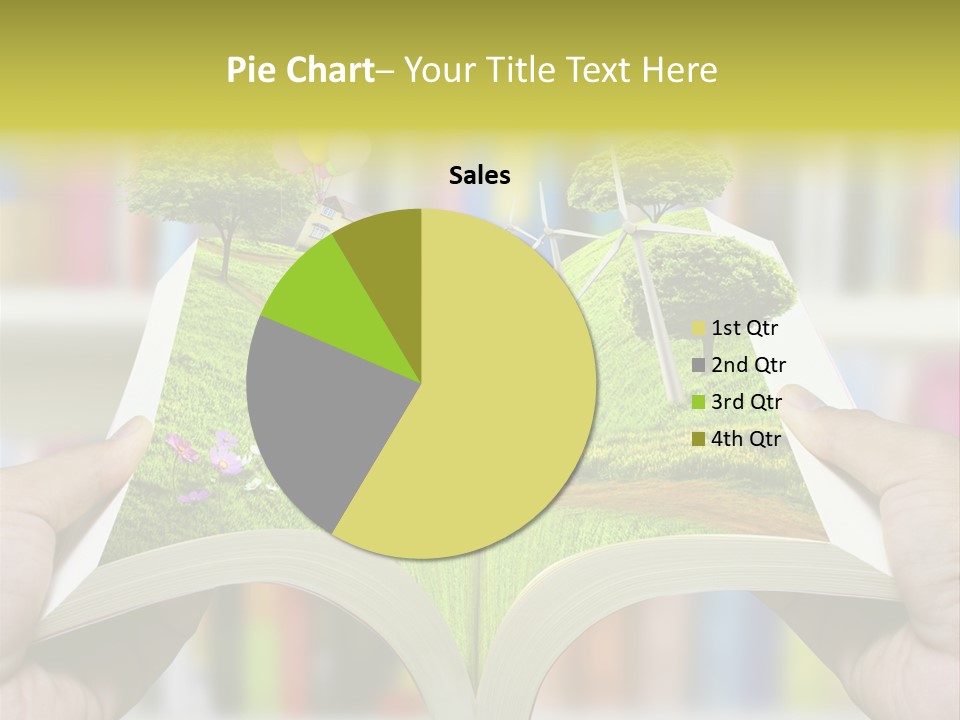 Clouds Beach Arms PowerPoint Template