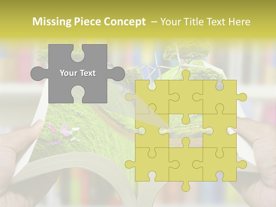 Clouds Beach Arms PowerPoint Template