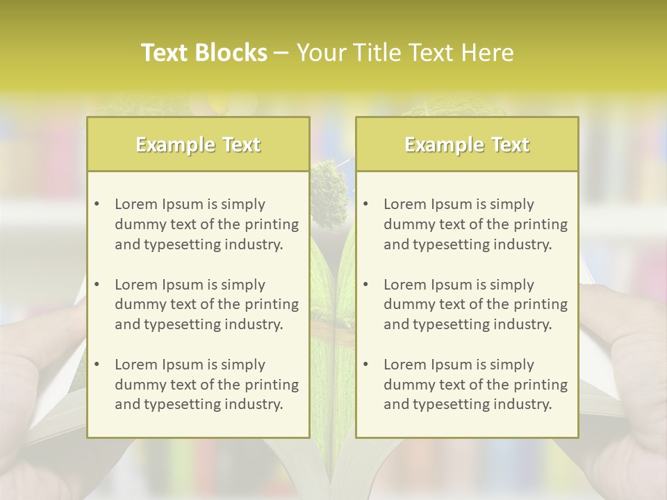Clouds Beach Arms PowerPoint Template