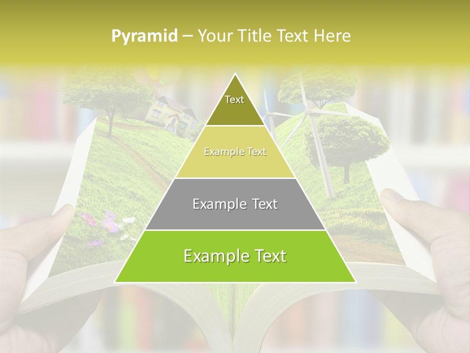 Clouds Beach Arms PowerPoint Template