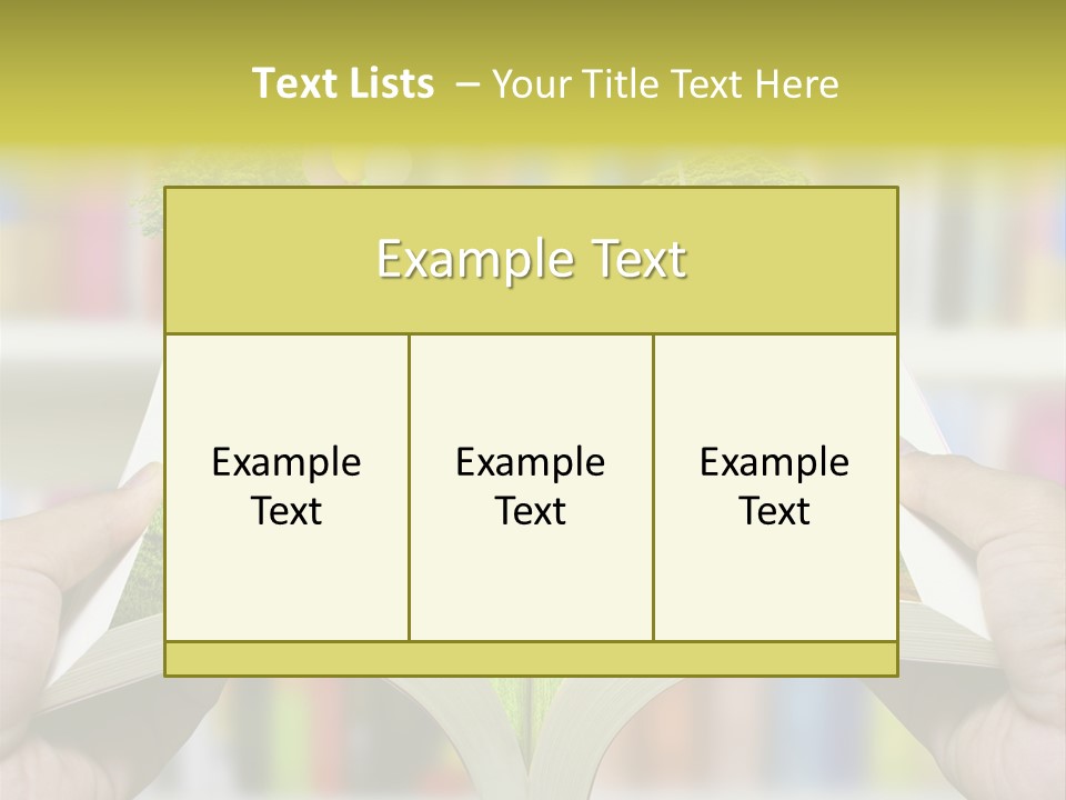 Clouds Beach Arms PowerPoint Template