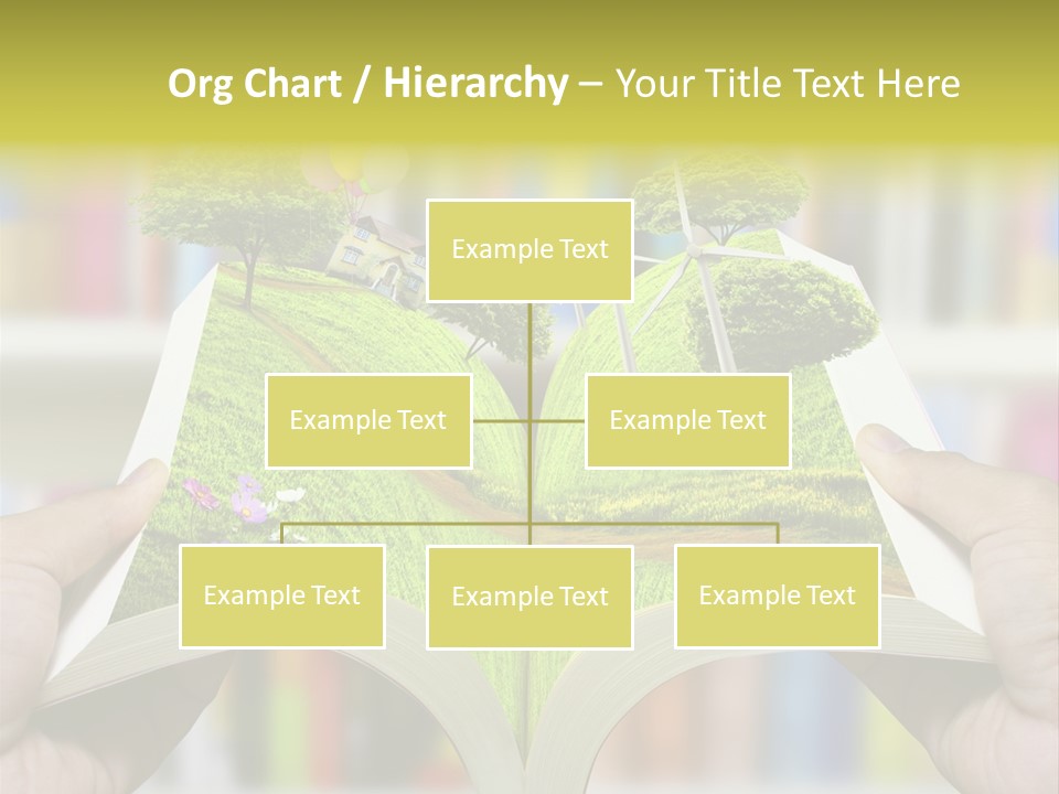 Clouds Beach Arms PowerPoint Template