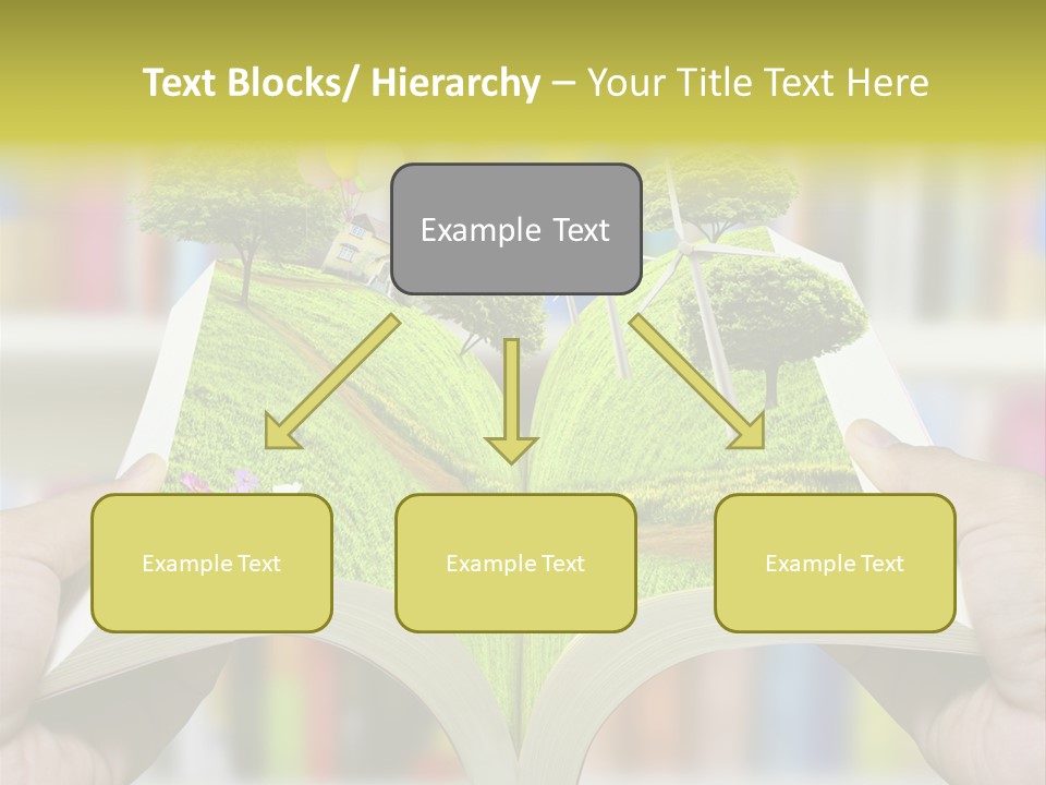 Clouds Beach Arms PowerPoint Template
