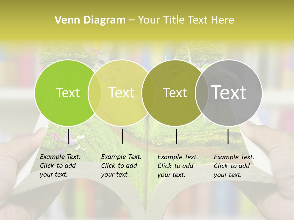 Clouds Beach Arms PowerPoint Template