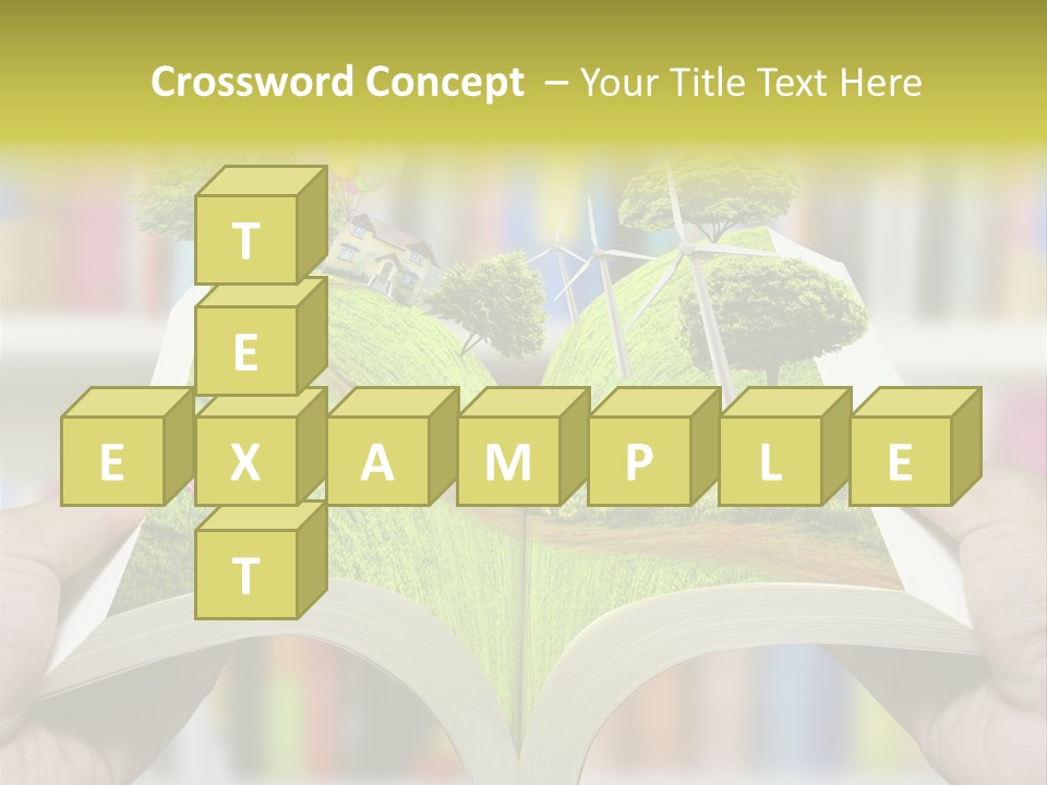 Clouds Beach Arms PowerPoint Template