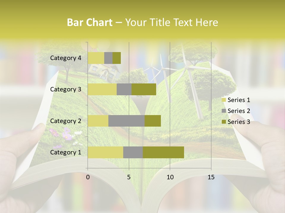 Clouds Beach Arms PowerPoint Template