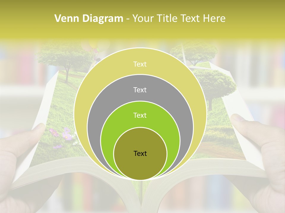 Clouds Beach Arms PowerPoint Template