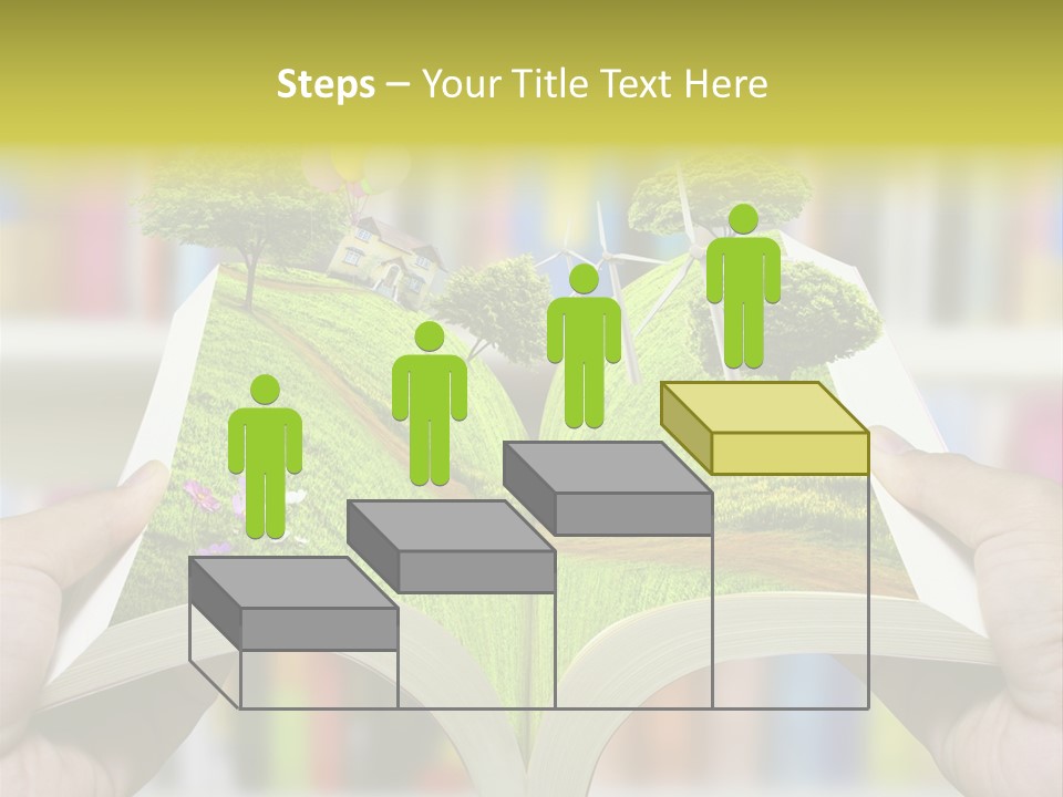 Clouds Beach Arms PowerPoint Template